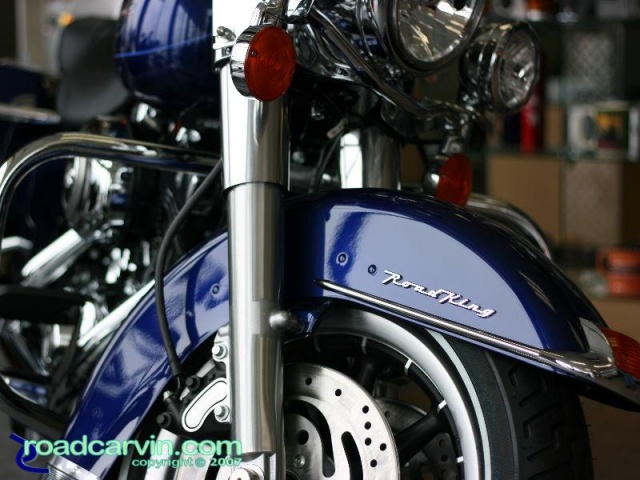 Blue 2007 Road King